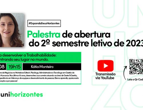Unihorizontes anuncia palestra de abertura do 2º semestre